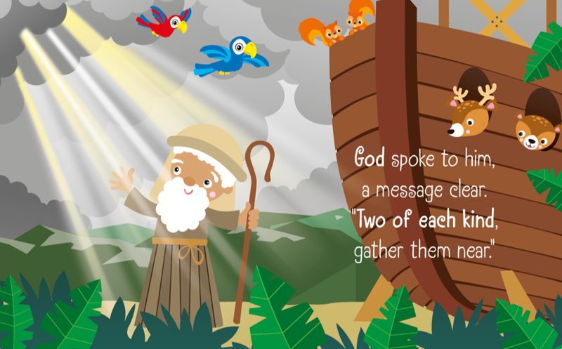Buku Noah's Ark - With Handle - English Book oleh 