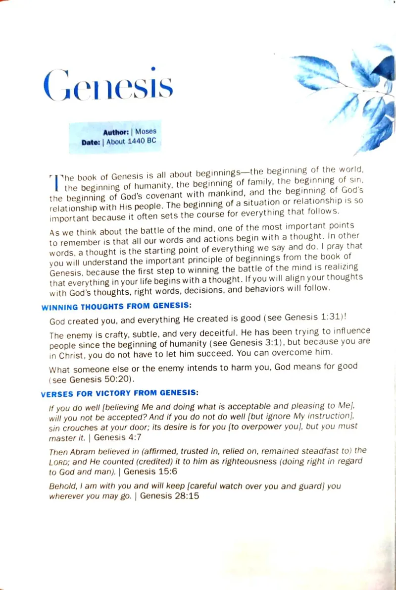 Buku Battlefield Of The Mind Bible - Amplified Bible oleh Joyce Meyer