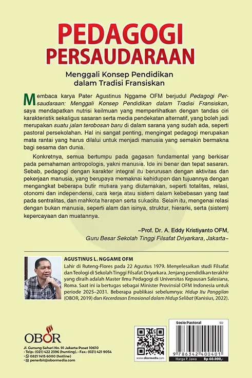 Buku Pedagogi Persaudaraan oleh Agustinus L. Nggame OFM
