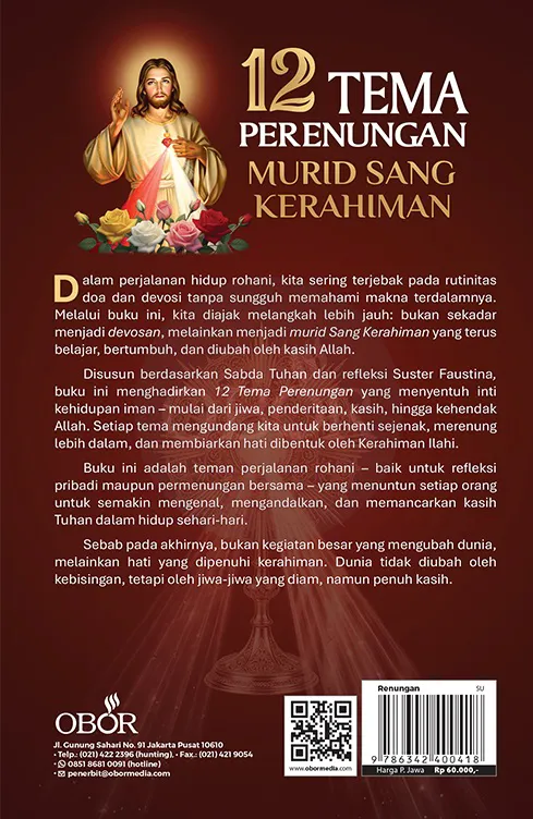 Buku 12 Tema Perenungan Murid Sang Kerahiman oleh Stefan Leks
