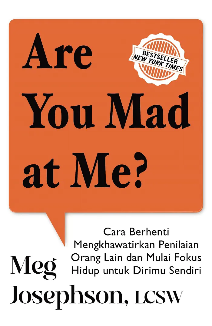 Buku Are You Mad at Me? oleh Meg Josephson, LCSW