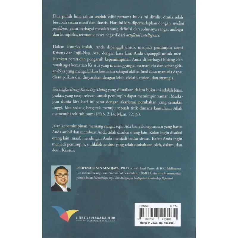 Buku Jadilah Pemimpin Demi Kristus oleh Sen Sendjaja