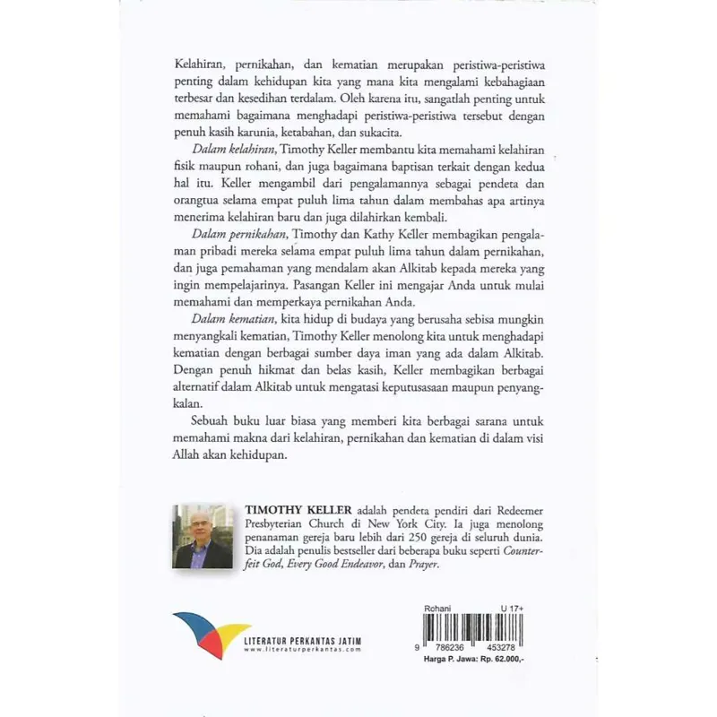 Buku How To Find GOD (Bagaimana Menemukan Allah - Dalam Kelahiran, Pernikahan dan Kematian) oleh Timothy Keller