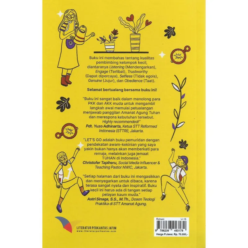 Buku Let's Go : Sebuah Perjalanan Menjadi dan Menjadikan Murid Kristus oleh Staf Siswa Perkantas Nasional