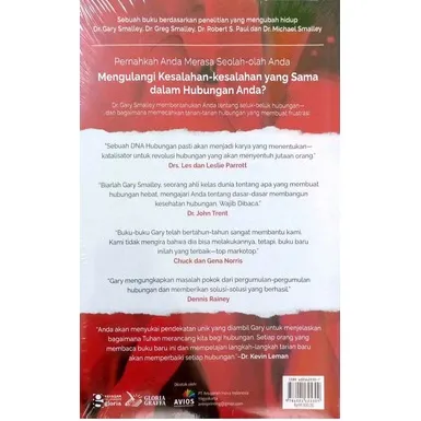 Buku The DNA of Relationship (Sebuah DNA Hubungan) oleh Gary Smalley