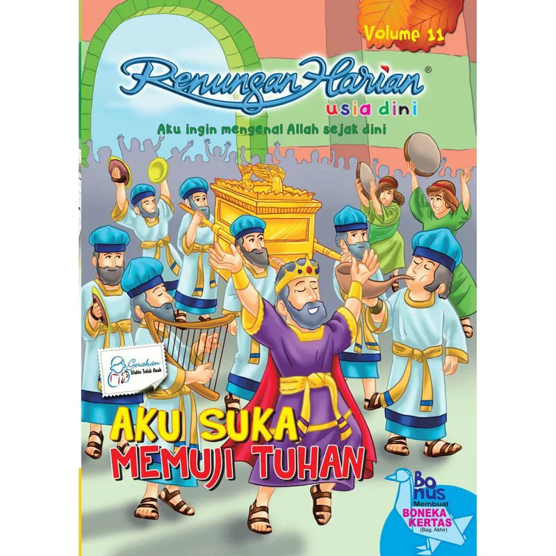 Buku Renungan Harian Anak Usia Dini untuk TK PAUD - Ada aktivitas Full Color Bulanan