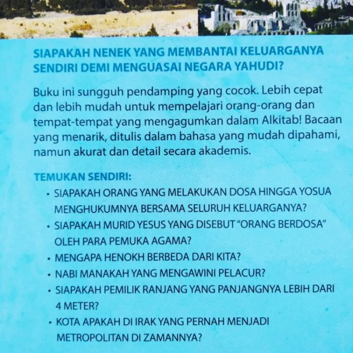 Buku Tokoh dan Tempat Dalam Alkitab oleh Stephen M. Miller