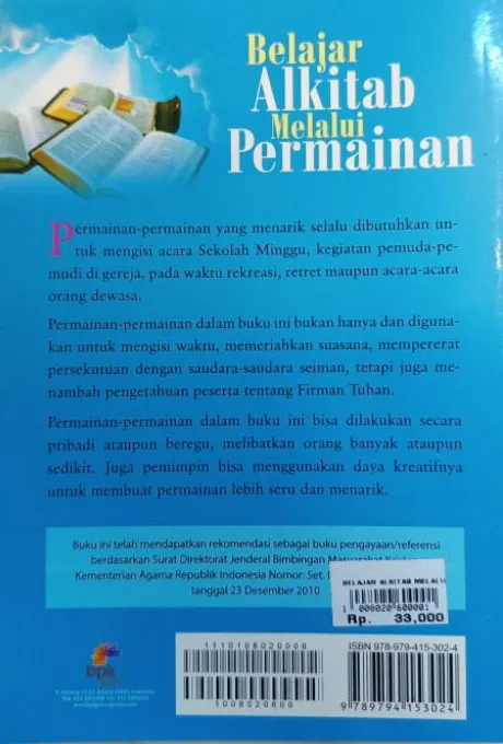 Buku Belajar Alkitab Melalui Permainan oleh Ronald F. Keeler