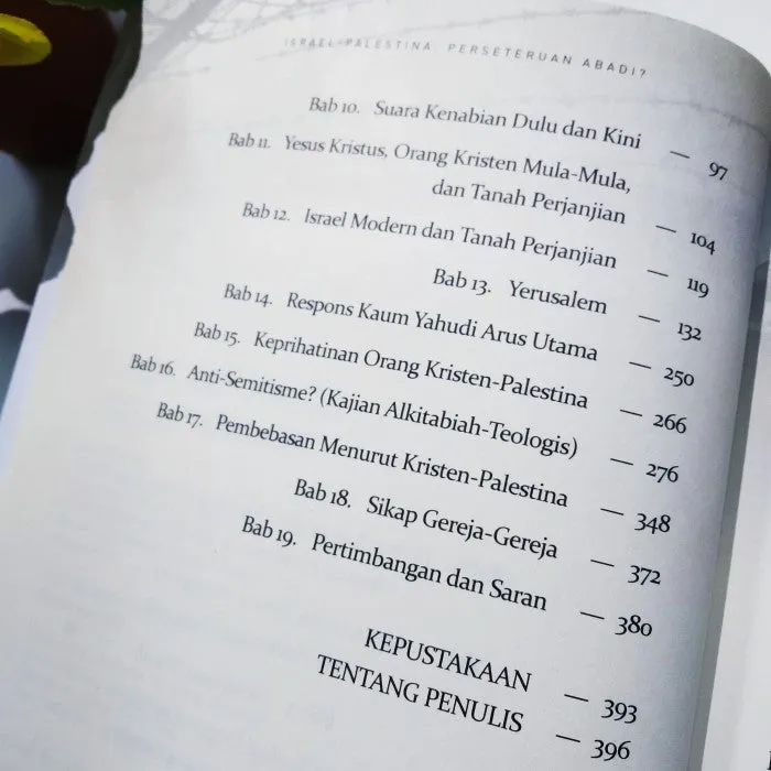 Buku Israel - Palestina Perseteruan Abadi? - Sikap Gereja Menghadapi Konflik Timur Tengah oleh Andreas A. Yewangoe