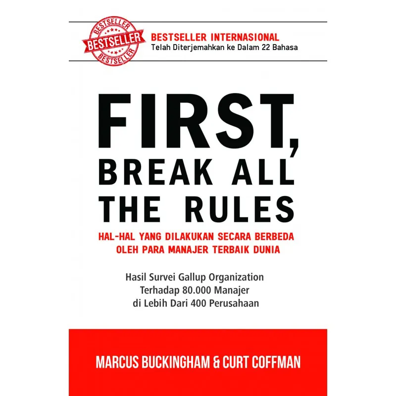 First, Break All the Rules (Hard Cover)